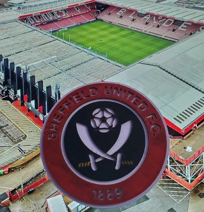 sheffield unito fc sottobicchiere stl 3d by daddywazzy creatore on grazie 3d print model - Mito3D