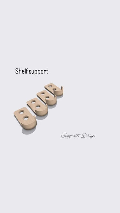 shelf support - 3d by skipper07 on thangs 3d print model - Mito3D