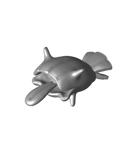 shellder pokemon 3d model thangs 3D print model - Mito3D
