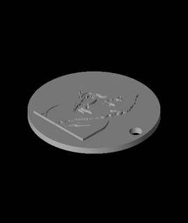 Sherlock Holmes clé chaîne conception passe temps Jeux 3d print model - Mito3D