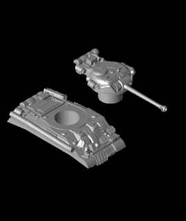 Sherman Glühwürmchen Stauung Kanister 3d print model - Mito3D