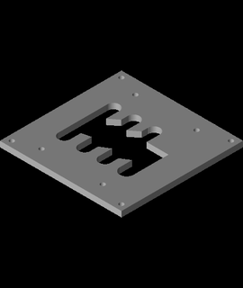 shifter plate nippy 3d print model - Mito3D
