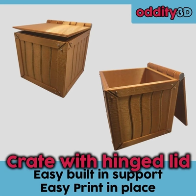 remessa caixote impressão in colocar articulado tampa fácil 3d by estranheza on 3d print model - Mito3D
