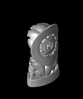 Shiva buste Divin serpent capuche 3d modèle 3d print model - Mito3D