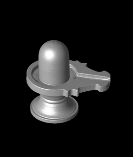 Shiva Lingam sembol biçimsiz gerçeklik 3d model teşekkürler 3d print model - Mito3D