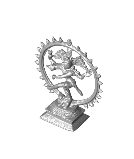 shiva señor baile Nataraja 3d modelo gracias 3D print model - Mito3D