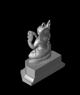 Shiva méditation 3d modèle faire dieux fin 39 inde 3d print model - Mito3D