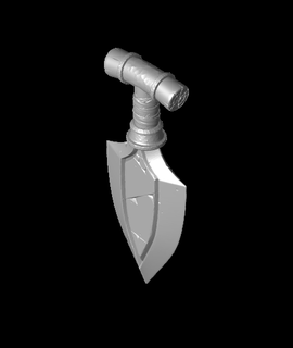 shovel dagger 28122022 bowpie 3d print model - Mito3D