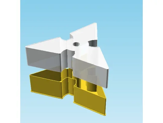 shuriken 0036 nestable caixa v2 3d by ppac on 3d print model - Mito3D