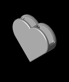 shutter box - heart printy 3d print model - Mito3D
