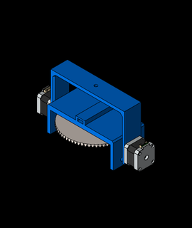 semplice 2dof stampato telecamera gimbal 3d print model - Mito3D