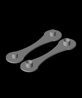 simples filamento carretel suporte pir 3d print model - Mito3D