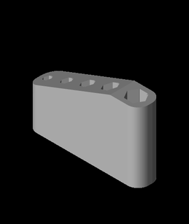 simples hex chave inglesa suporte 3d modelo pássaro tóquio 3d print model - Mito3D