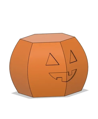 simple hexagon pumpkin tub - 3d by theethetree on thangs 3d print model - Mito3D