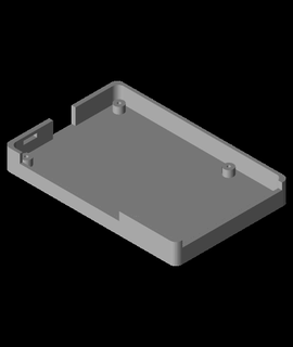 sencillo pi 3 3+ 4 compacto soporte base 3d modelo gracias 3d print model - Mito3D