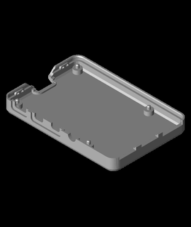 simple raspberry pi 4b case 3d print model - Mito3D