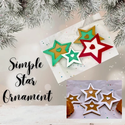 einfach star ornament 3d by pezliz on danke 3d print model - Mito3D