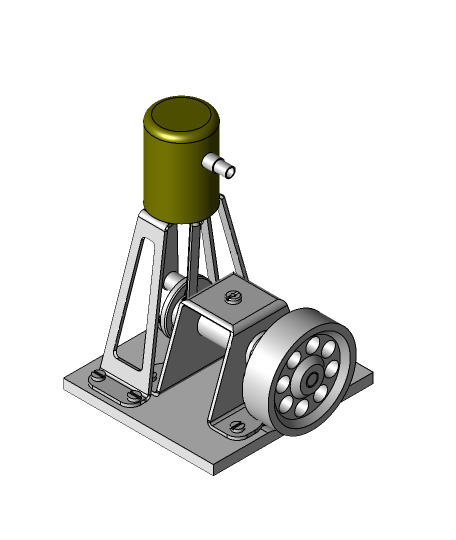 simple steam engine   mihirmistry-  3D print model - Mito3D