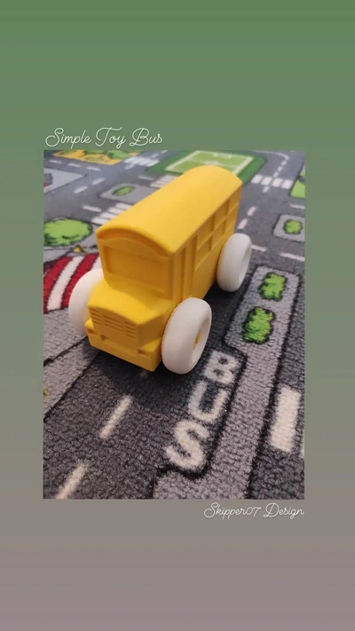 simple toy bus - 3d by skipper07 on thangs shopping toys 3d print model - Mito3D
