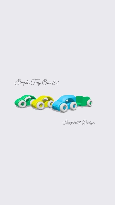 simple toy car 32 - 3d by skipper07 on thangs shopping toys 3d print model - Mito3D