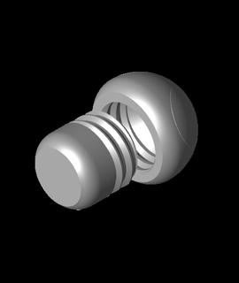 simples torção abrir cogumelo printy 3d print model - Mito3D