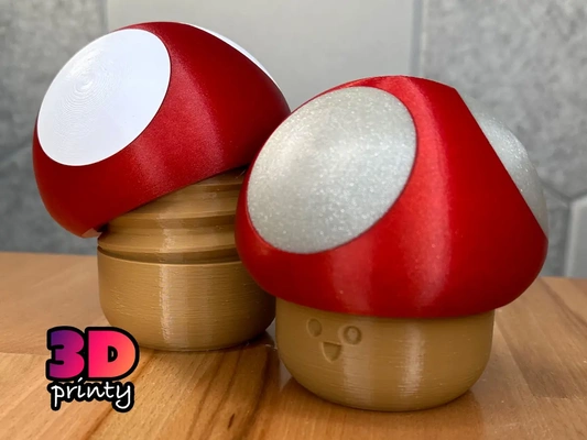 simple twist open mushroom generic - 3d by 3dprinty on thangs 3d print model - Mito3D