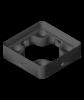 vereinfacht Gridfinity Basen optimiert Hobbys Spiele 3d print model - Mito3D