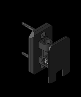 simplisafe caméra Ajustable mur monter 3d modèle 3d print model - Mito3D