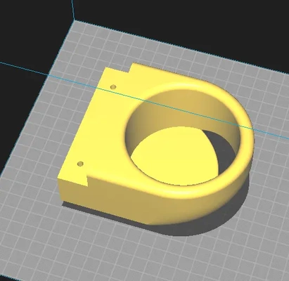 single cup holderstl - 3d by savoyjeremiahjr on thangs 3d print model - Mito3D