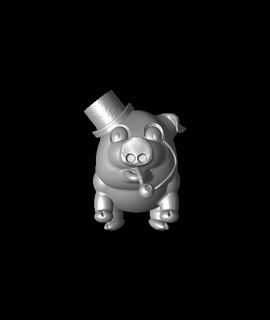 sir oinkers oinksville oddity Animals 3d print model - Mito3D