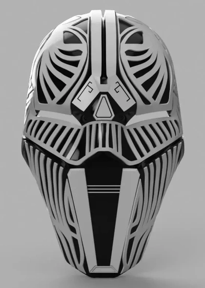 sith acolyte masque étoile guerres 3d by infâme soutenir boutique 3d print model - Mito3D