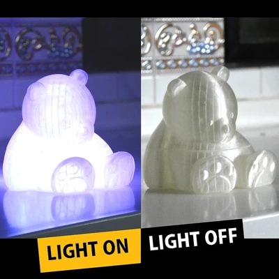 sitting bear lamp shade - 3d by jayjaysculpt on thangs 3d print model - Mito3D