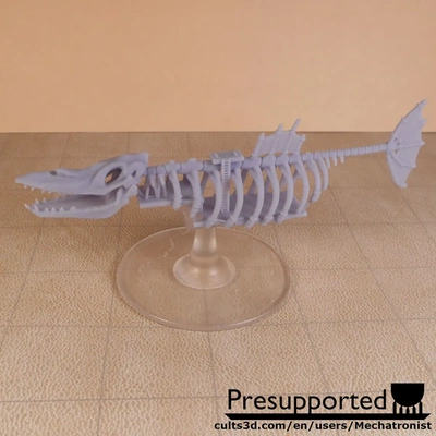 squelette navire sortilège miniature dnd 2e 3d by mécatroniste 3d print model - Mito3D