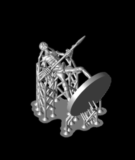 skeleton spear 3d model mz4250 thangs 3d print model - Mito3D