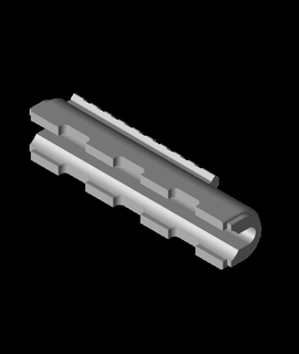 sks picatinny rail adapter kgmanager 3d print model - Mito3D