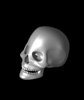 skull 3d model juankmed thangs 3d print model - Mito3D