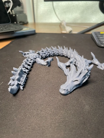 crâne dragon impression in endroit 3d by terrain jeu 3d print model - Mito3D