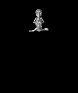 crânio ioga pose designer 3d print model - Mito3D