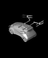 Horizont fliegend Wagen druckbar 3d Modell danke 3d print model - Mito3D