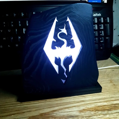 skyrim led stone - 3d by omsculpts on thangs 3d print model - Mito3D