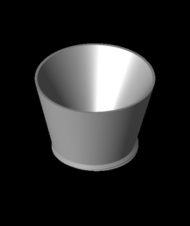 sla dlp resin filtering funnel repla 3d print model - Mito3D