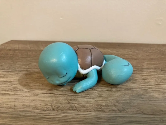 sleepy squirtle - 3d by turaak on thangs 3d print model - Mito3D