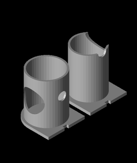 sliding tube mousetrap 3d model boksbox thangs 3d print model - Mito3D