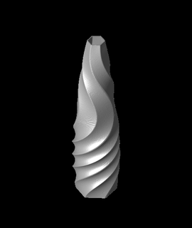 schlank Twist Vase Druckhase Zuhause Haus Garten 3d print model - Mito3D