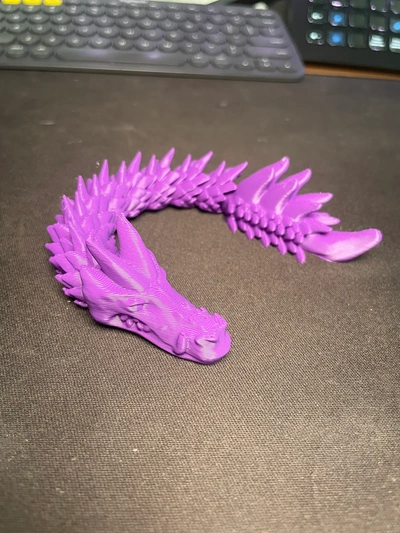 slinky fidget dragon - 3d by plaground on thangs 3d print model - Mito3D