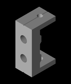 fessura perforazione registrazione jigs 3d print model - Mito3D