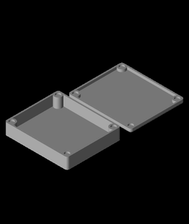 klein Box magnetisch Deckel bgateb Zuhause Haus Garten 3d print model - Mito3D