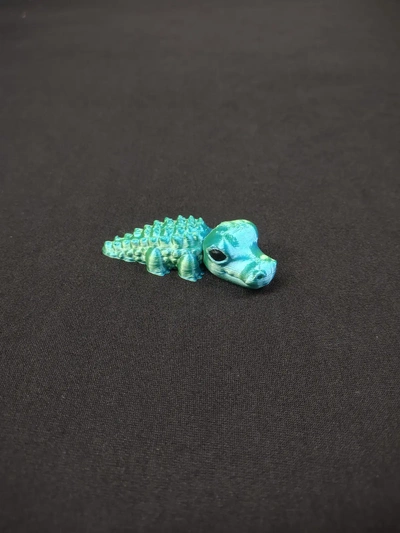 small gator - 3d by built bot on thangs 3d print model - Mito3D