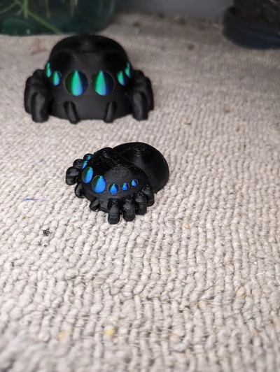 small jumping spider - 3d by rwbdesigns on thangs 3d print model - Mito3D