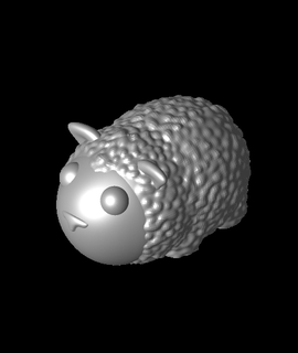klein Schaf gebaut bot Tiere 3d print model - Mito3D